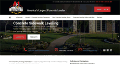 Desktop Screenshot of a1concretelevelingcharleston.com